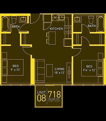 Calgary 2 bedrooms Apartment for rent. Property photo: 100025-3