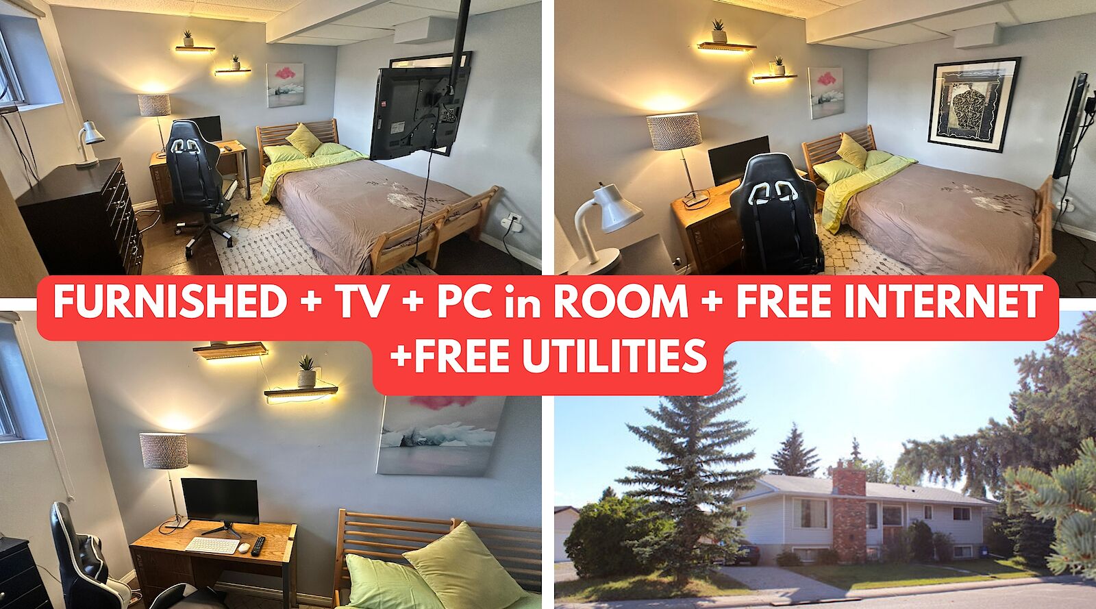Calgary 1 bedroom Room For Rent for rent. Property photo: 122930-1