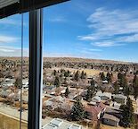 Two-bed corner unit with Best Nose Hill View at University City