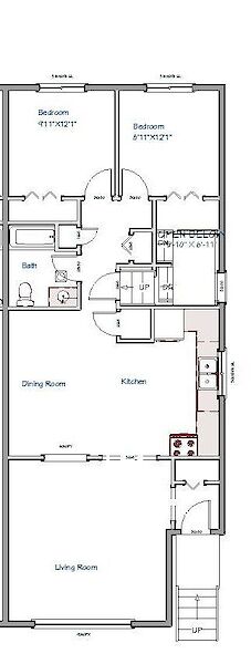 Calgary 2 bedrooms Main Floor for rent. Property photo: 145548-2