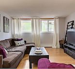 Large bedroom in shared apartment