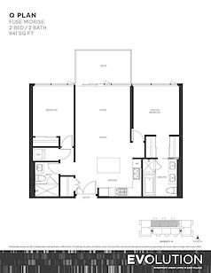 Calgary 2 bedrooms Condo Unit for rent. Property photo: 318433-2