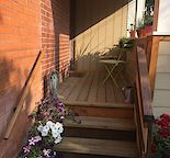 One bedroom basement with W/D and parking