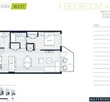 1 Bedroom + Den @ Waterfront Parkside West