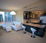 FULLY FURNISHED LUXURIOUS 2-bedroom 2-bath Condo – Corner Unit (Minimum 1-year