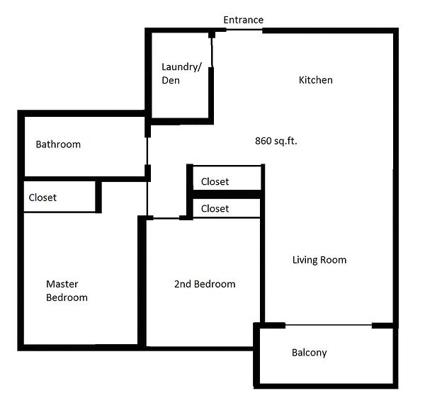 Calgary 2 + Den bedrooms Condo Unit for rent. Property photo: 362072-2