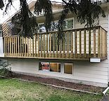 2 bedroom main floor of 1/2 duplex