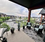 Top floor unit in adult building with heated underground parking