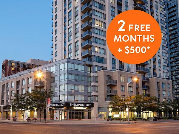 Central Etobicoke apartment rentals steps to Islington Village and Subway Station