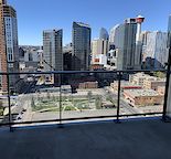 Immaculate condo in East Village w/west-facing deck w/ city & mountain views.