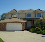 Executive home backing onto Fish Creek park