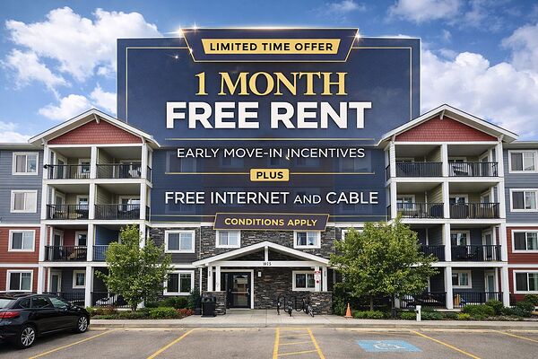 2 BED + 1 BATH APARTMENTS, FREE INTERNET & CABLE, EARLY MOVE-IN INCENTIVES