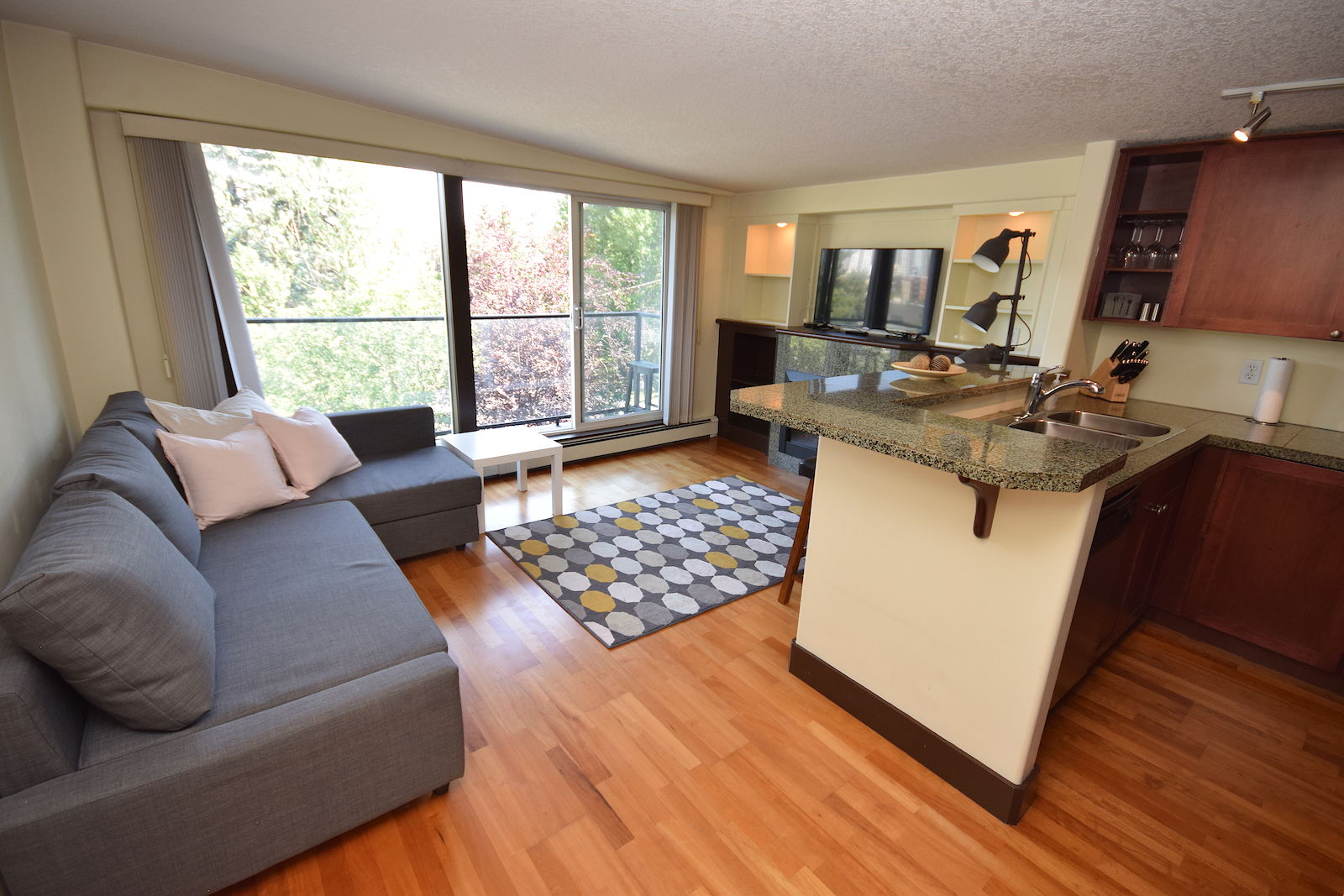Calgary 1 bedroom Condo Unit for rent. Property photo: 461466-1