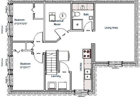 Calgary 2 bedrooms Basement for rent. Property photo: 46582-2