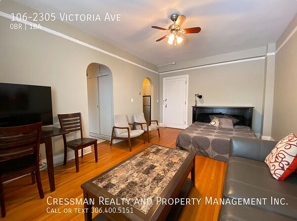 Regina studio Condo Unit for rent. Property photo: 469772-2