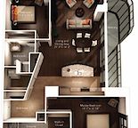 AMAZING MUST SEE 2 BEDROOM CONDO WITH PANORAMIC VIEW OF CITY