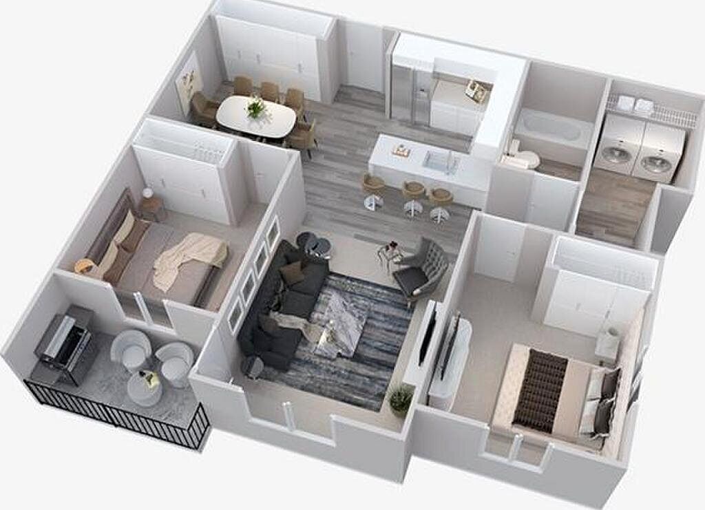 Calgary 2 bedrooms Condo Unit for rent. Property photo: 482649-1