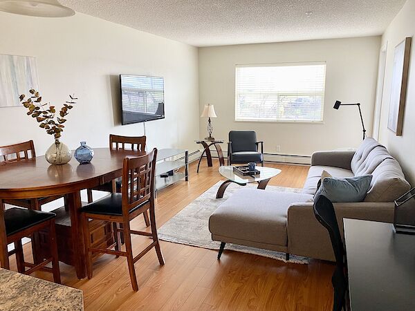 Main Floor Furnished Condo on West Side Overlooking Park