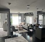 Bright and Large 2 bedroom, 2 bath corner condo apartment