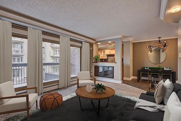 Calgary 2 bedrooms Condo Unit for rent. Property photo: 493642-2
