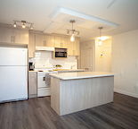 Inner city quiet concrete building ground level 1 bedroom