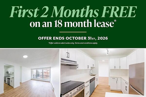 Beautifully renovated suites with walk-in closets | Gym, social room, playground and more!