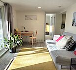 Bright, Furnished One Bedroom Walk-out Basement Suite