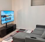 Furnished and cozy 2 bedroom in Carrington.  Also can discuss 1 month short leas