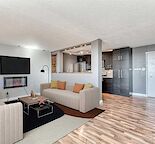Located on the top floor, this West facing unit has incredible views