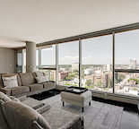 Luxury condo with amazing location, views, parking and AC!