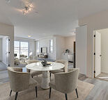 Brand new 2 bedroom corner unit with heated underground parking
