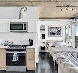 Nude | Studio on 14th floor with city skyline views | Inquire today