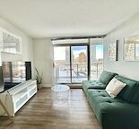 Newly renovated and furnished cozy one bedroom with a dan downtown