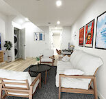 Modern 1-Bedroom Legal Basement Suite in Seton