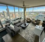 Two Storey 1300 sqft. Downtown Penthouse Condo with Mountain Views