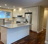 Upstairs of newly renovated, open concept house on quiet crescent.