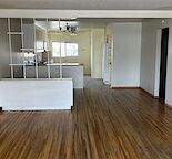 Large, bright main floor of duplex