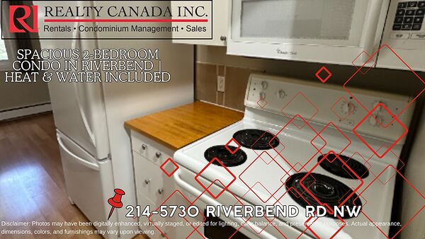 (PN 240 ) Spacious 2-Bedroom Condo with Heat & Water Included