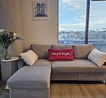 Fully furnished 2 beds 1 bathroom condo apartment.