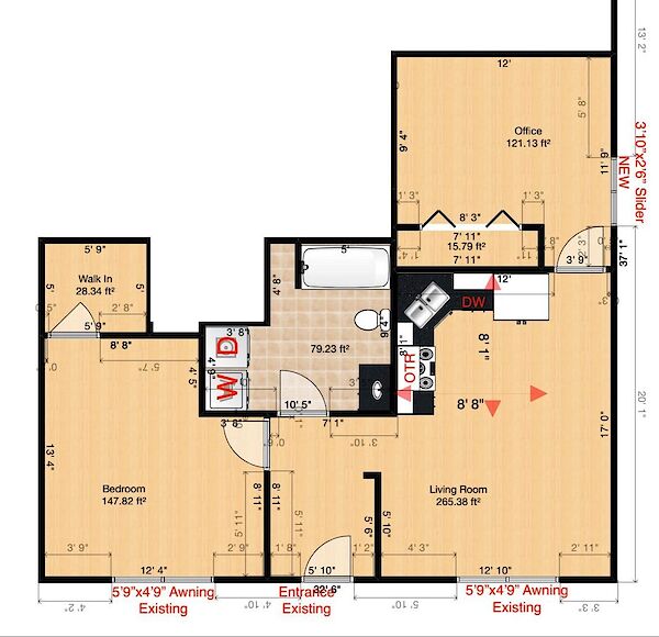 Calgary 2 bedrooms Basement for rent. Property photo: 582274-2