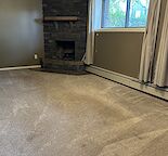 Mid level basement with big windows