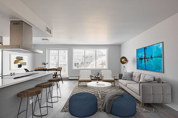 Montr&eacute;al 1 bedrooms Apartment for rent. Property photo: 593642-2