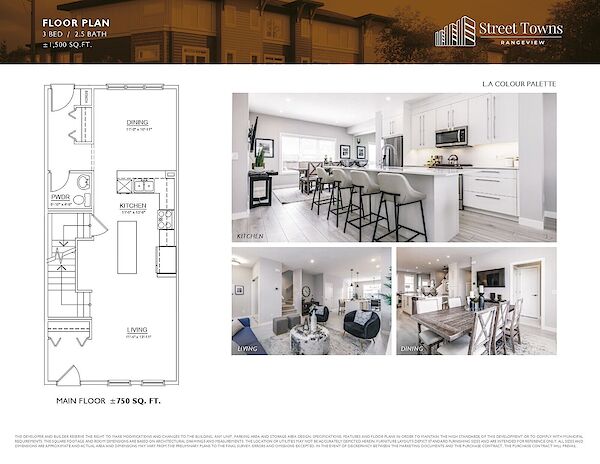 Calgary 3 bedrooms Townhouse for rent. Property photo: 597672-3