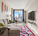 City Centre Retreat: 1BR Condo with Desk