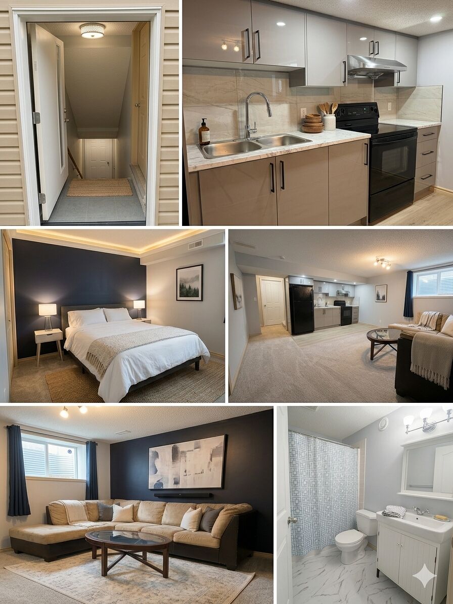 Calgary 1 bedroom Basement for rent. Property photo: 599426-1