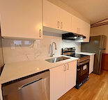 ALL BRAND NEW APPLIANCES! BACK TO THE GREEN! QUITE LOCATION! 2 BEDS+1 BATH!