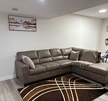Builder built spacious furnished basement