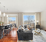 Elegant show home in desirable Nolan Hills, backing to a green space