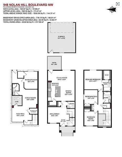 Calgary 3 bedrooms Main Floor for rent. Property photo: 636996-2