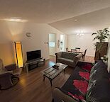 LARGE FURNISHED APT - 2 Bed / 2 Bath, HEATED PARKING & WALK TO LRT STATION
